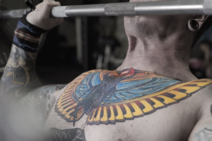 barbell tattoo