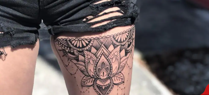 thigh tattooo