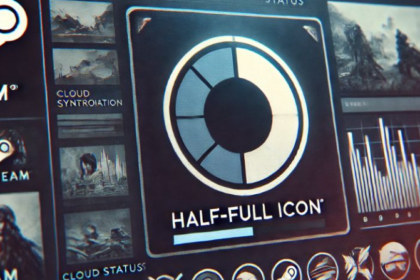 steam game half full circle icon meaning