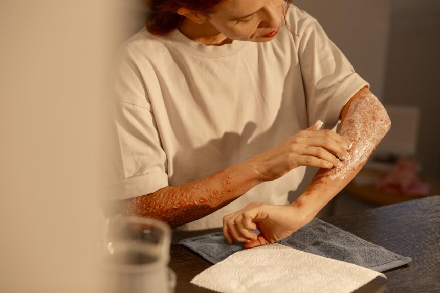Tattoo removal blisters