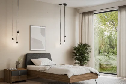 Simple And Single Bed